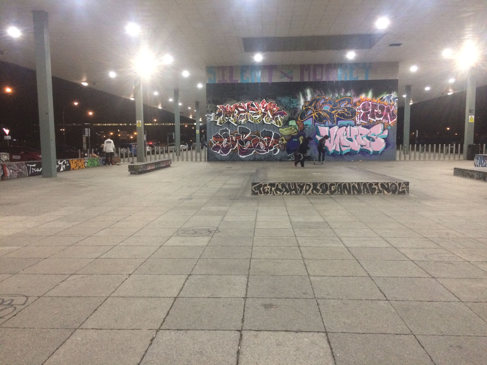 The Buszy - einer der Orte in Milton Keynes, an dem jüngst überraschend Skatestopper angebracht wurden 