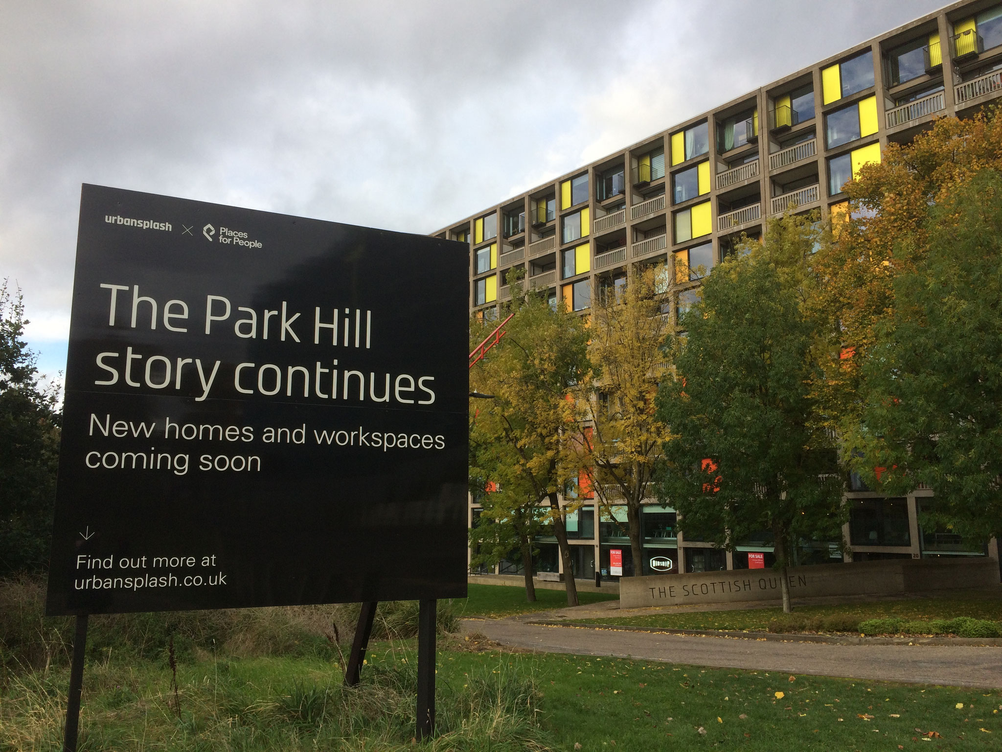Park Hill: die Arbeiten laufen noch