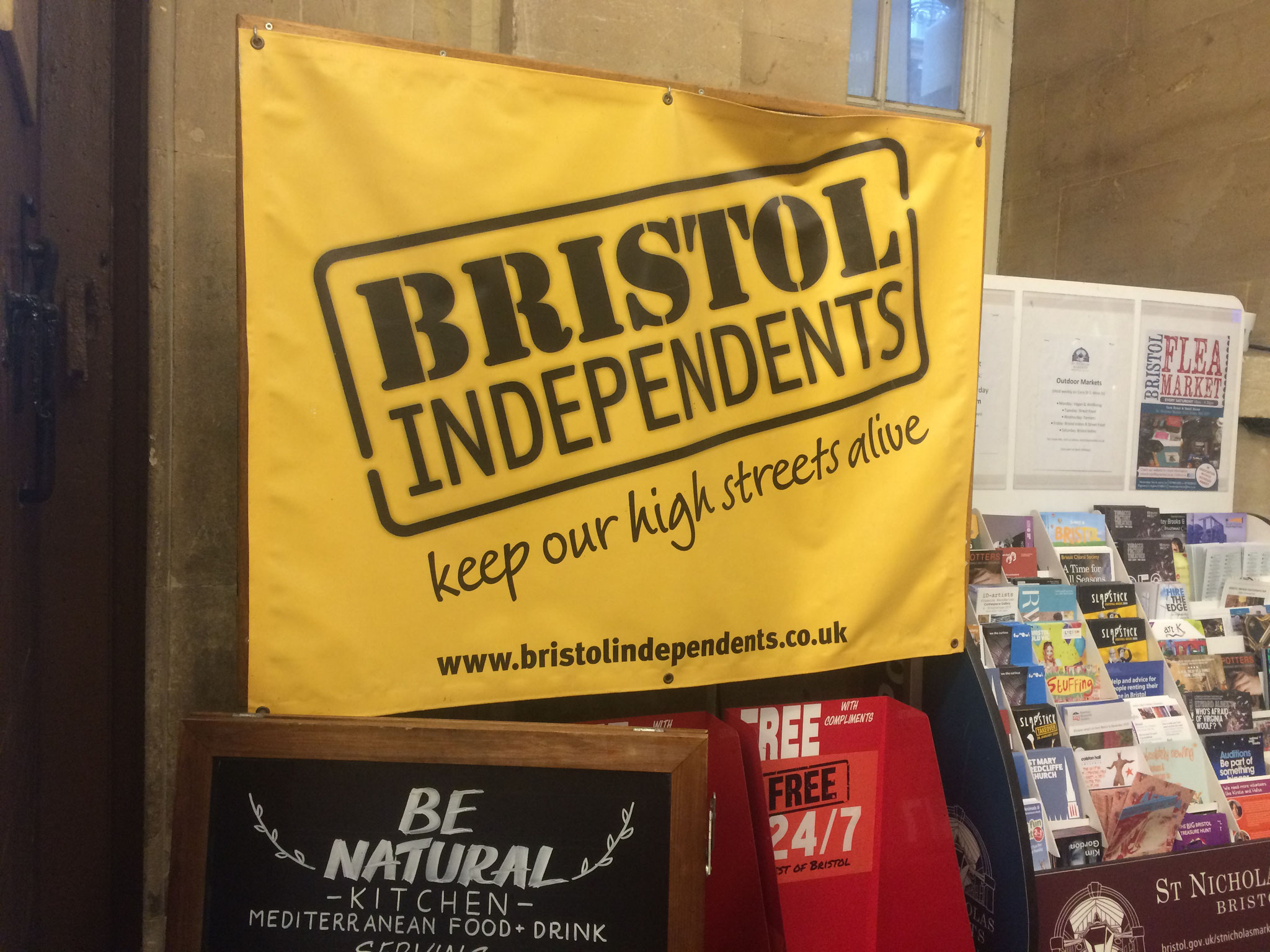Bristol Independent: in der Stadt ist man stolz auf die auffällig hohe Zahl an Kooperativen und Indie-Shops